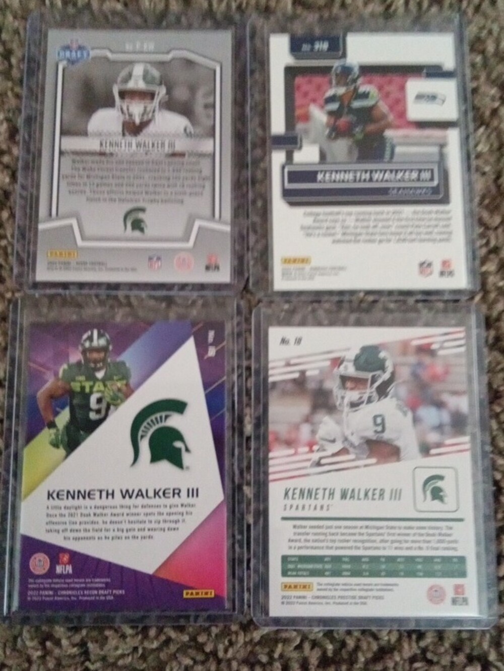 Kenneth Walker 3rd Football Trading Card Lot - Rcs Included. - Picture 8 of 11